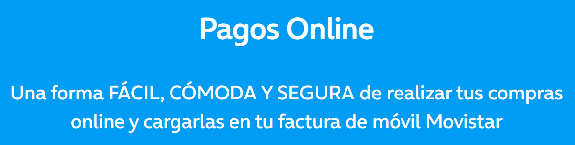 Cómo activar los pagos online de Movistar