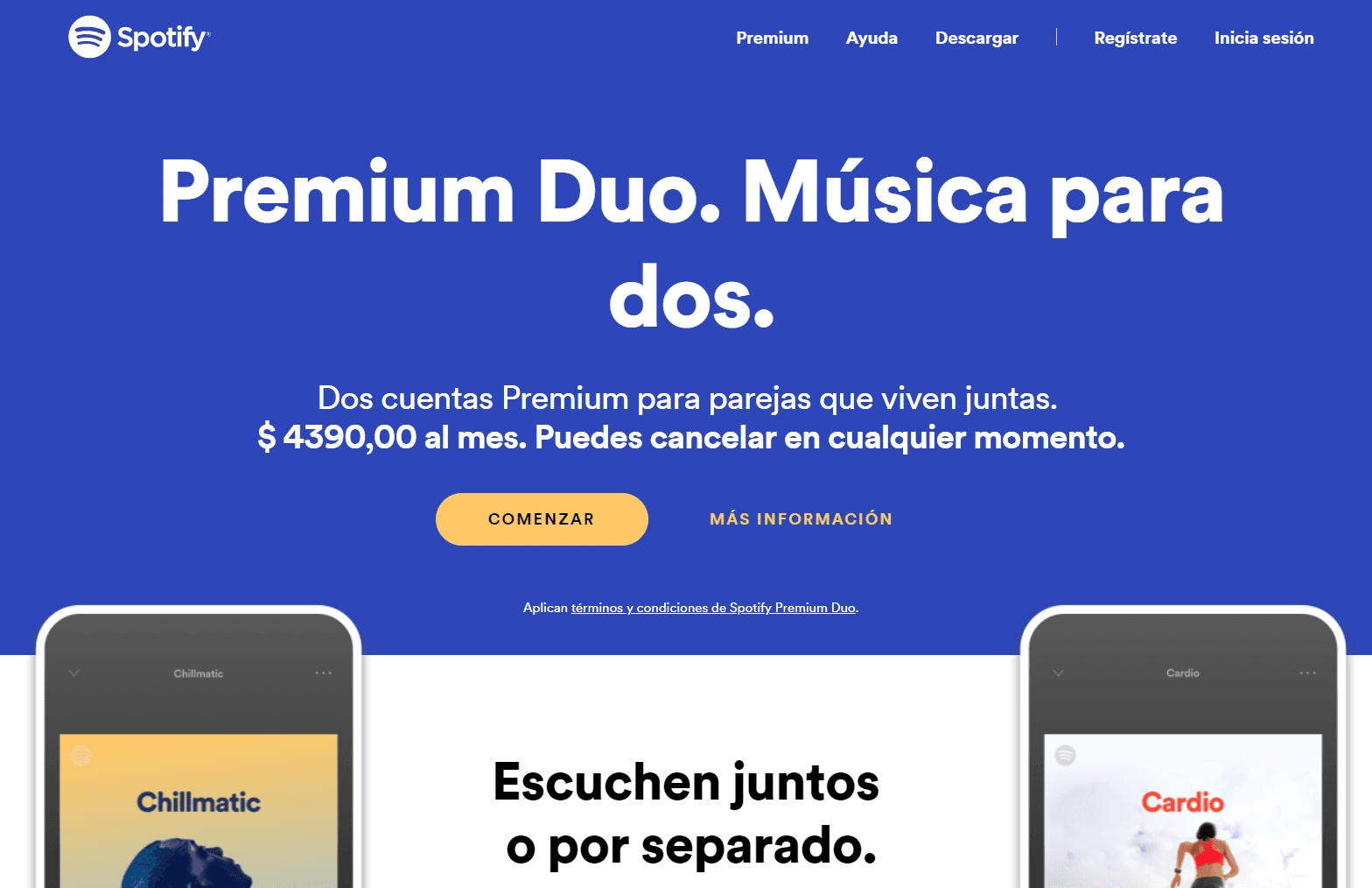 Spotify premium duo