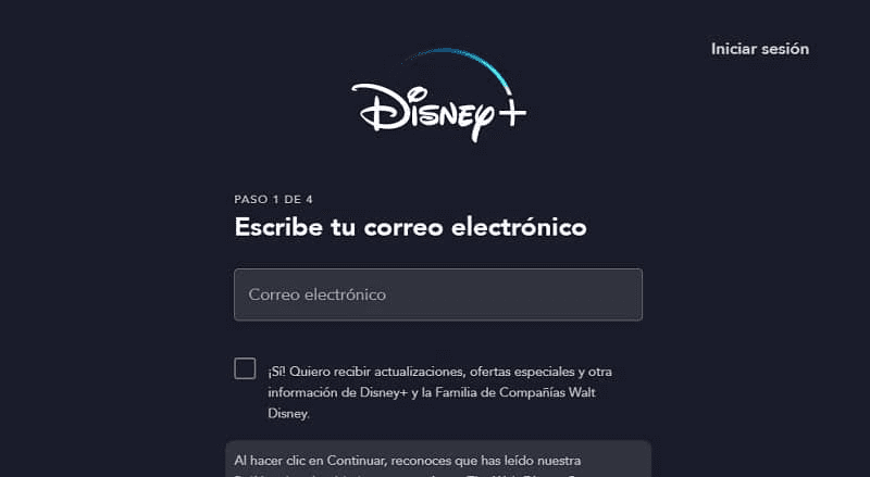 Cuenta de Disney