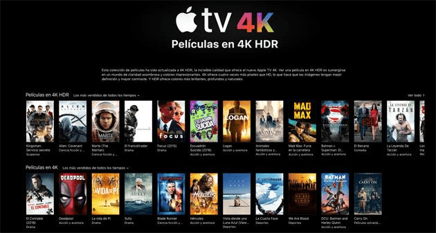 Películas en Apple TV+