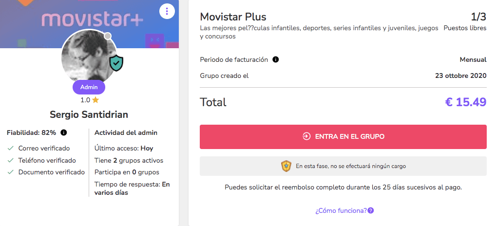 Movistar Plus precio joiner