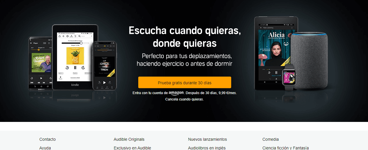 Audible en Alexa