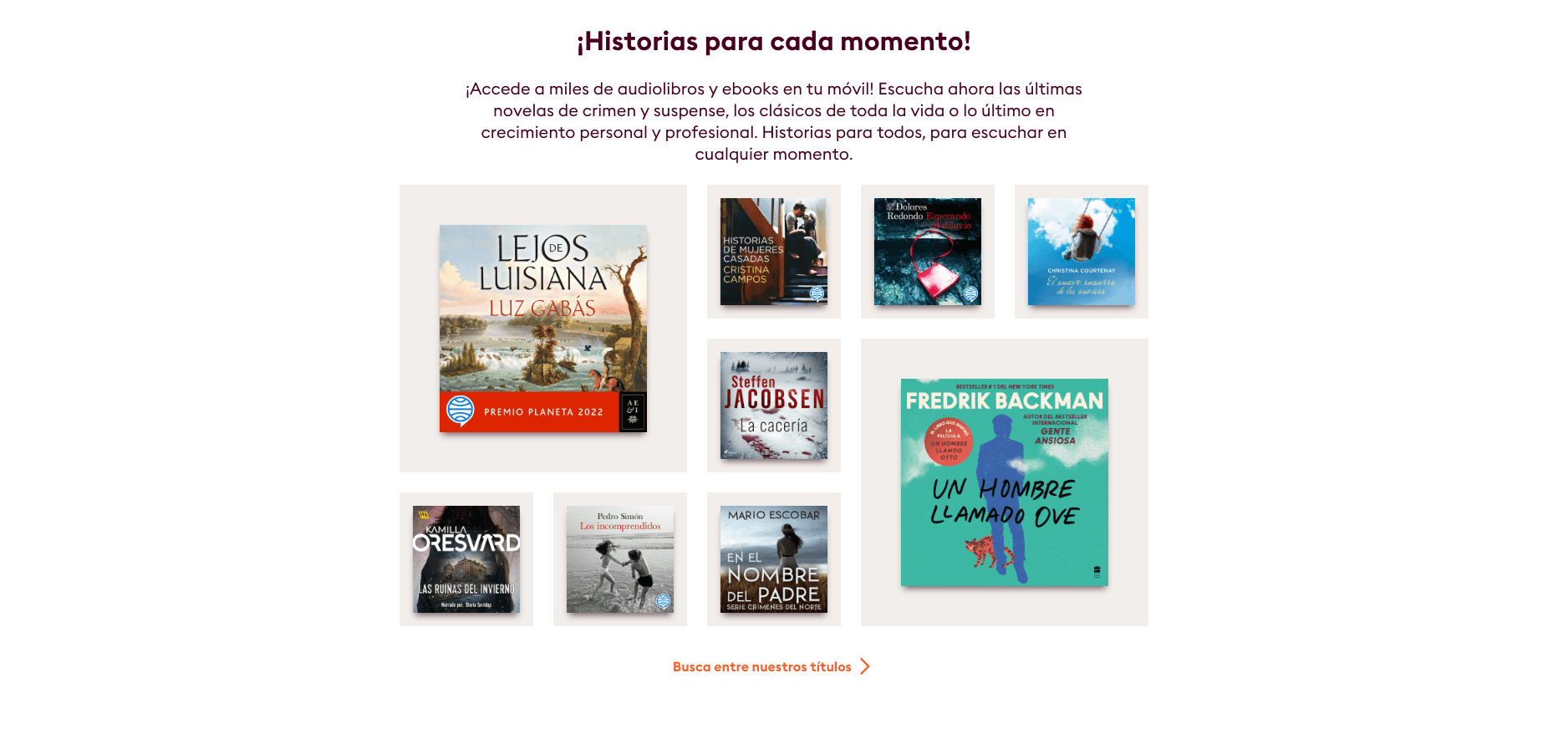 La plataforma de Storytel tiene una gran experiencia a un buen coste