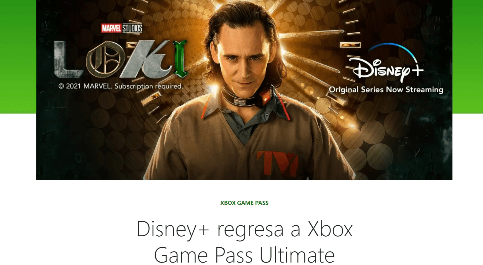 Ottén Disney Plus gratis con Xbox Game Pass Ultimate