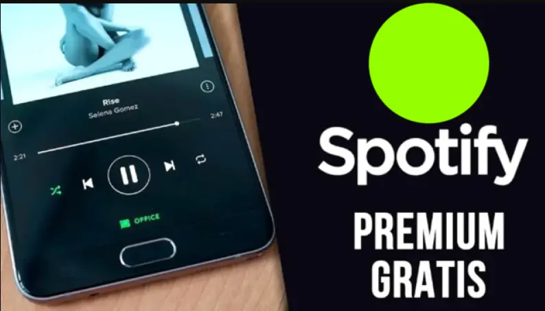 Dispositivo iOS con Spotify Premium