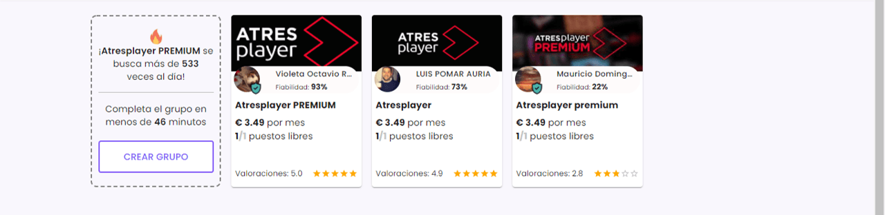 Únete a un grupo existente