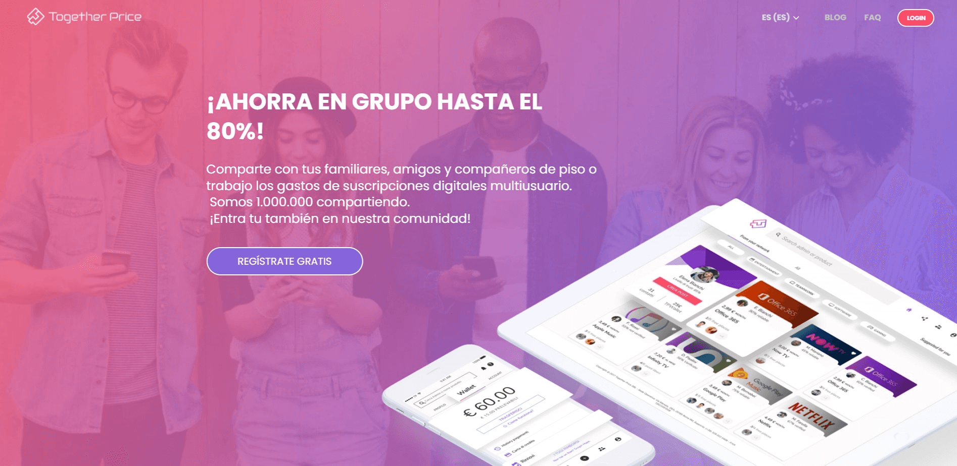 Organiza los gastos con amigos con Together Price.