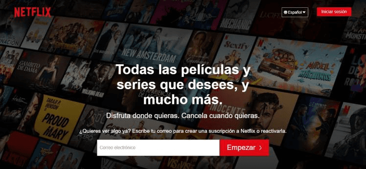 netflix iniciar sesión