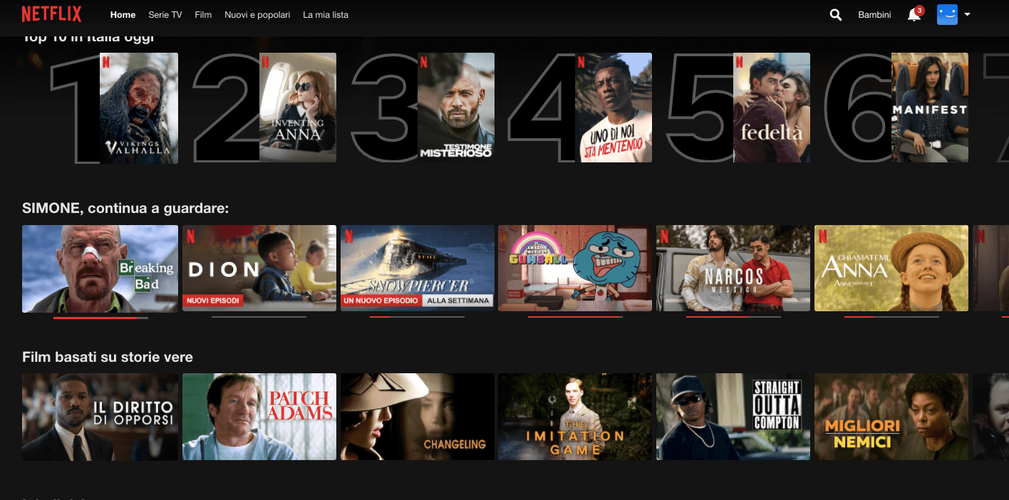 Catalogo Netflix