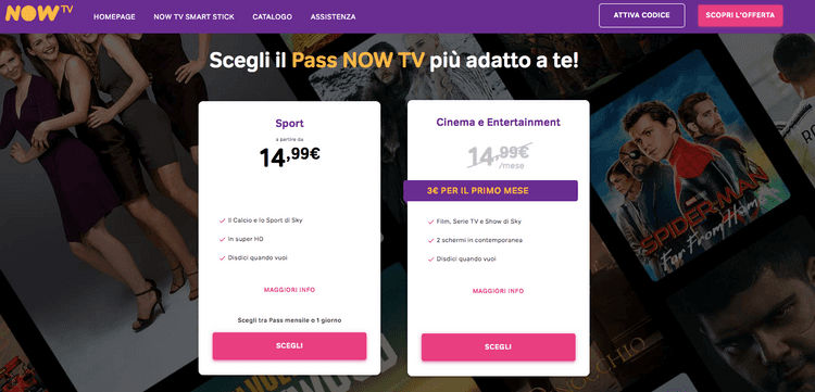Su Quanti Dispositivi Posso Vedere Now Tv