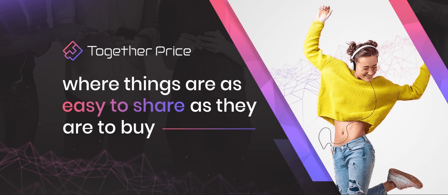 Together Price: Sharing is the new Buying! dice il motto della società per la condivisione di sottoscrizioni digitali online.