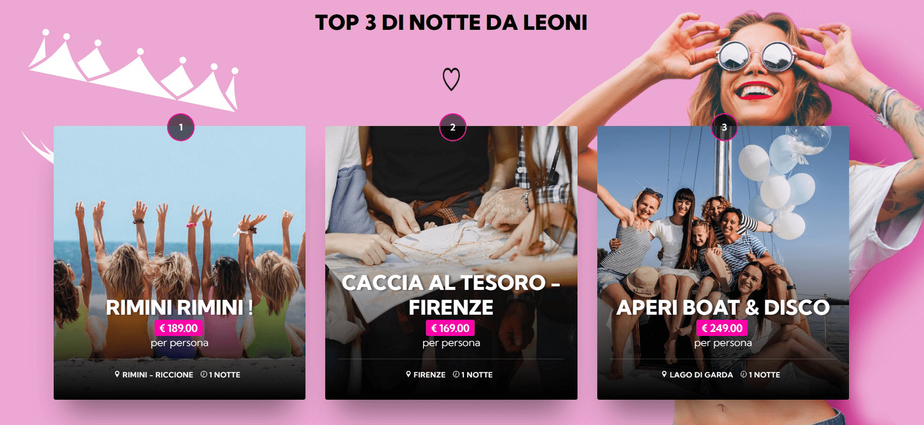 La best festa di addio al nubilato possibile con Notte da Leoni