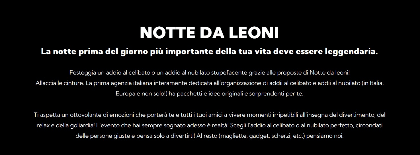 Notte da Leoni