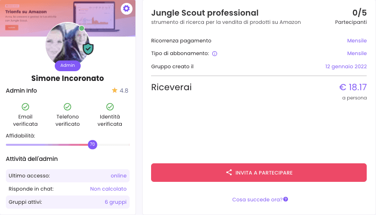 Come creare un gruppo Jungle Scout 