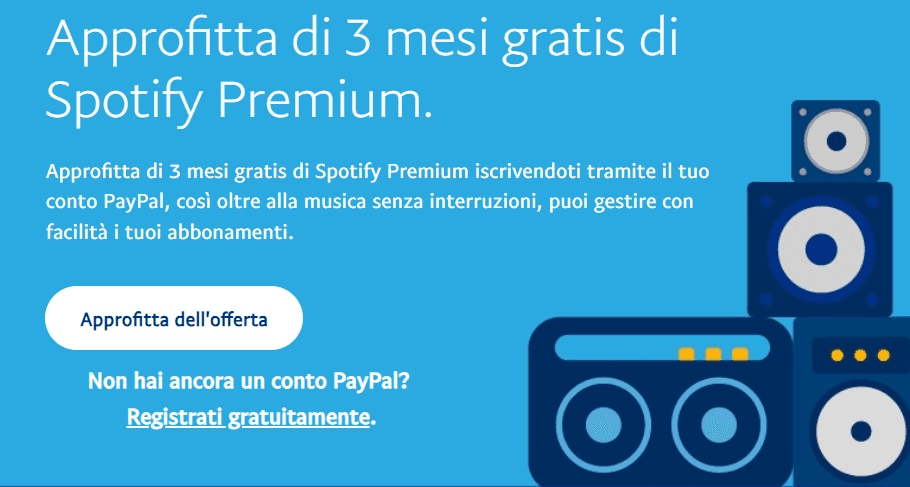 Spotify con PayPal