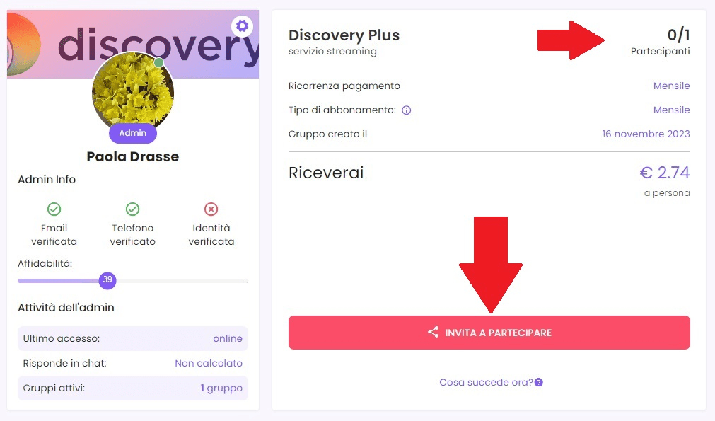 Come diventare Admin e risparmiare su Discovery+ (ex Dplay Plus)