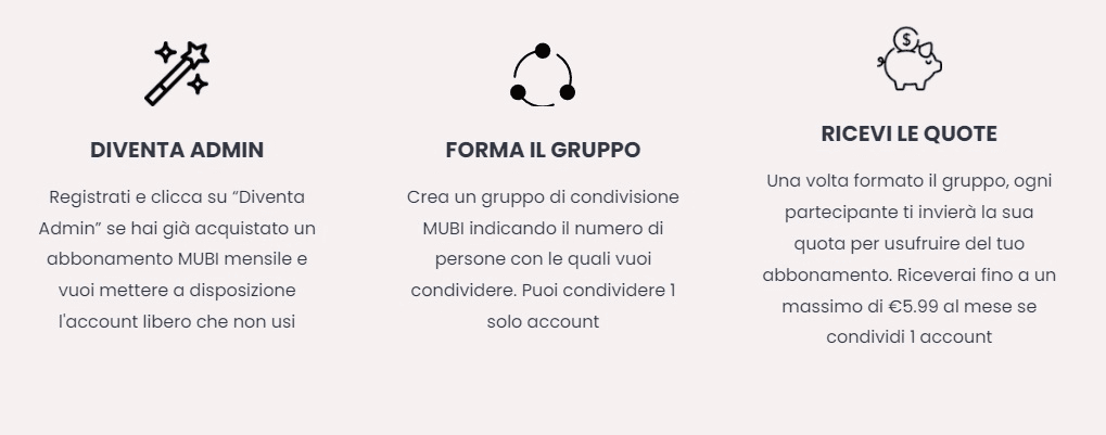 Diventa Admin su Together Price se hai una sottoscrizione intestata e già attiva e vuoi condividere gli slot vuoti con altri per risparmiare.