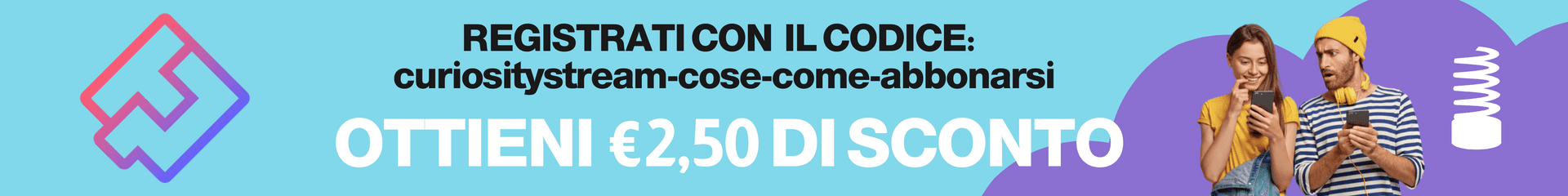 codice curiositystream-cose-come-abbonarsi