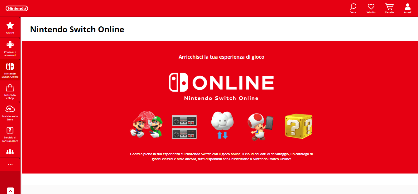 nintendo switch online