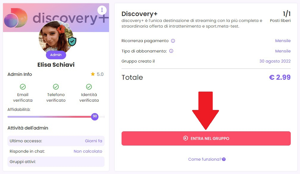 Diventa Joiner e goditi Discovery Plus a un prezzo offerta 