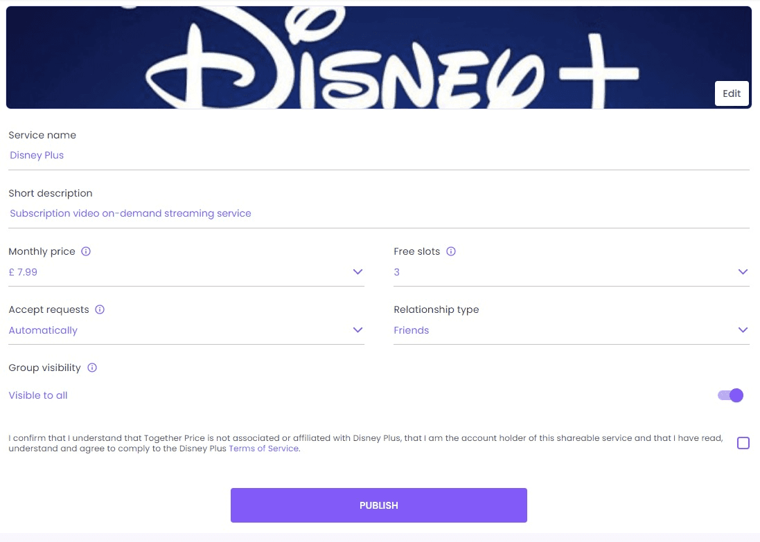How to share Disney Plus as an Admin