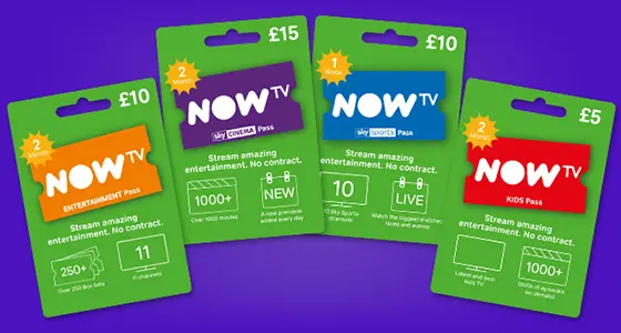 Now tv deals gift card