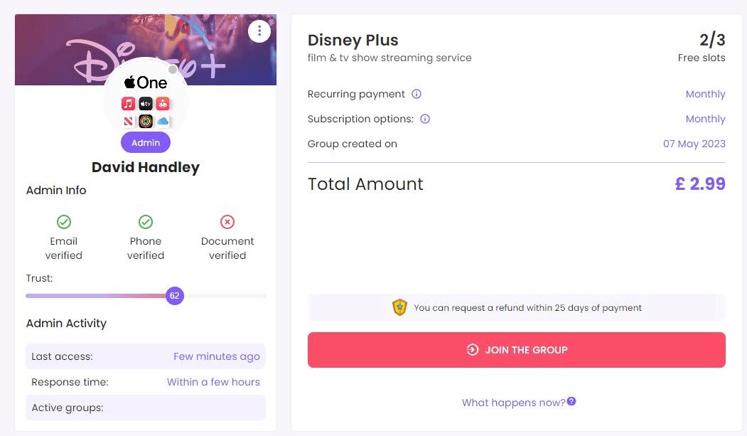 How to share Disney Plus as a Joiner