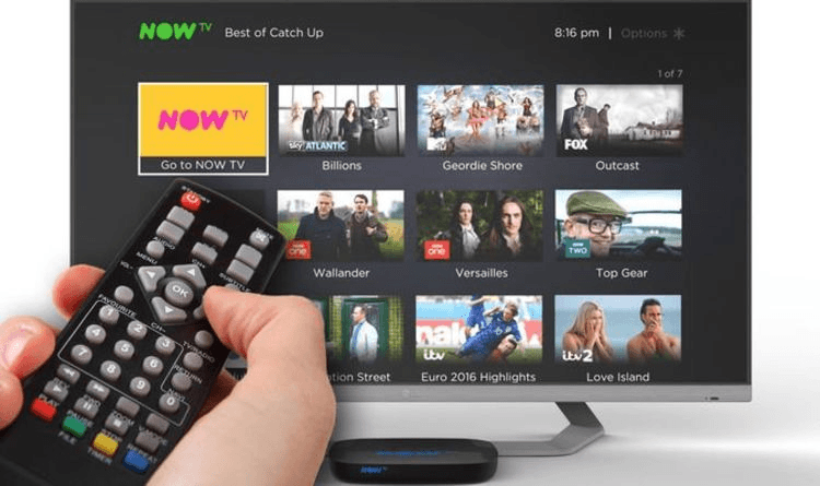 Now TV app on firestick and other devices.