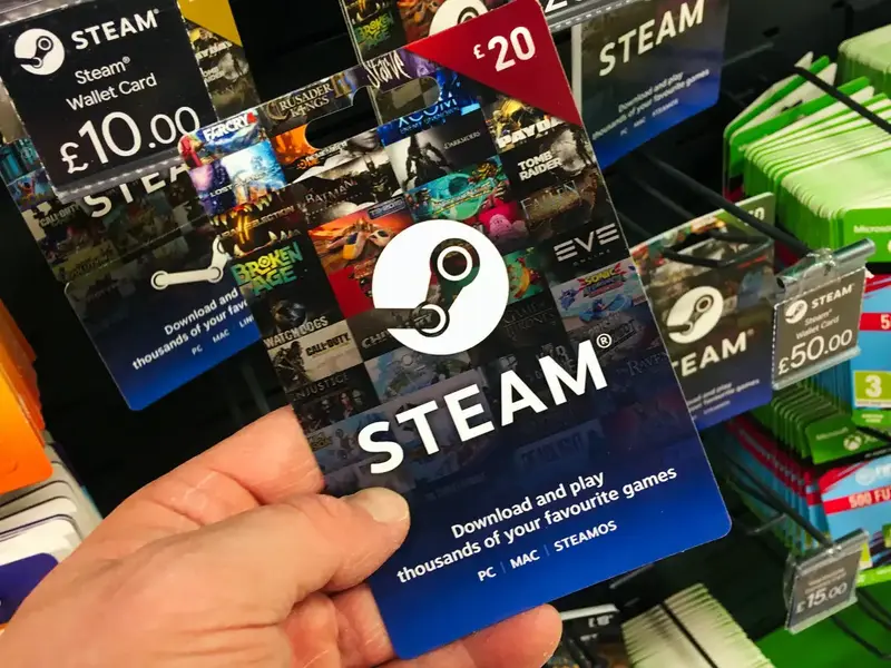 Steam gift on sale card tesco