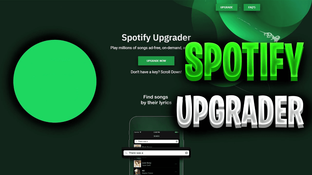 Upgrade Spotify and get Premium