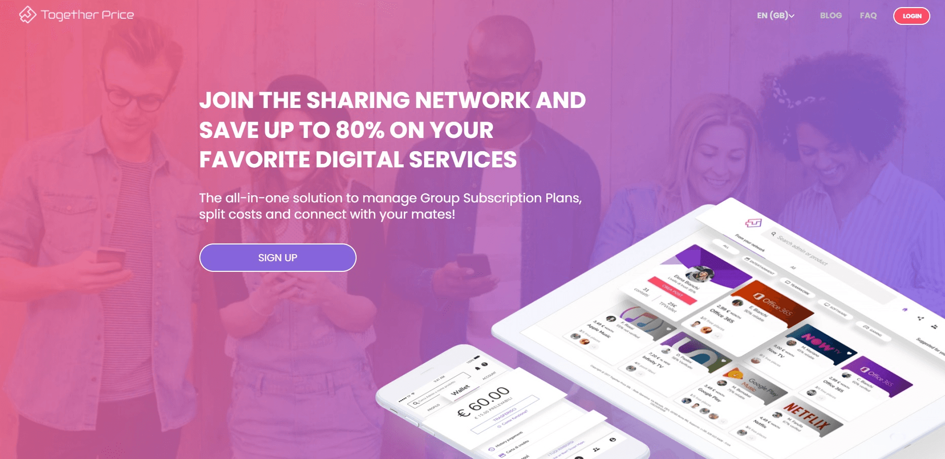Subscription sharing groups