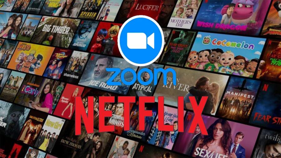 Zoom screen online share movie