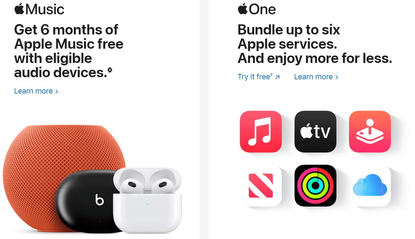 Apple Music free trials