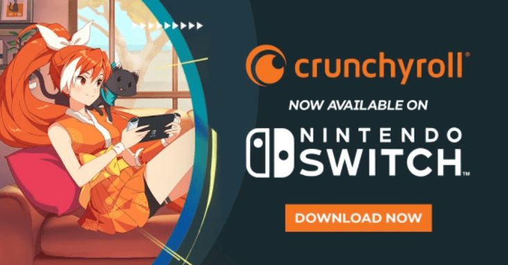 Watch Crunchyroll on Nintendo Switch now