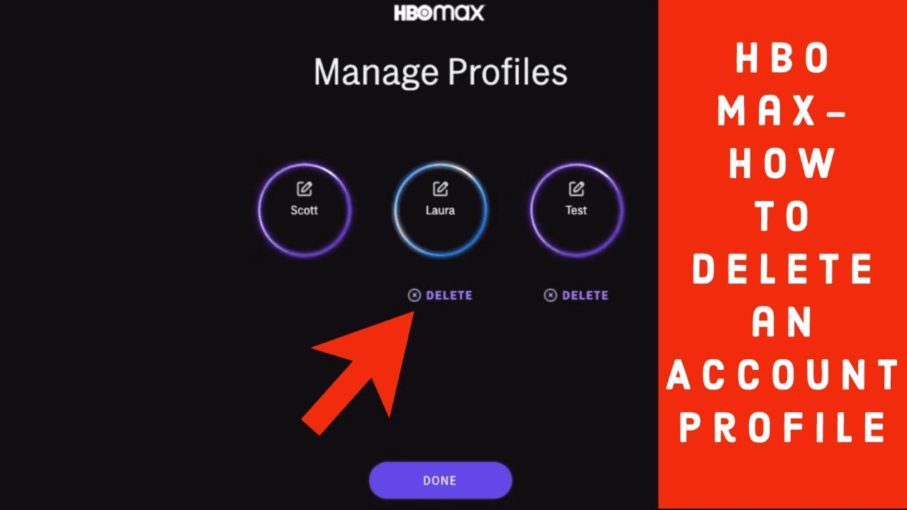 Deleting your HBO Max profile is simple