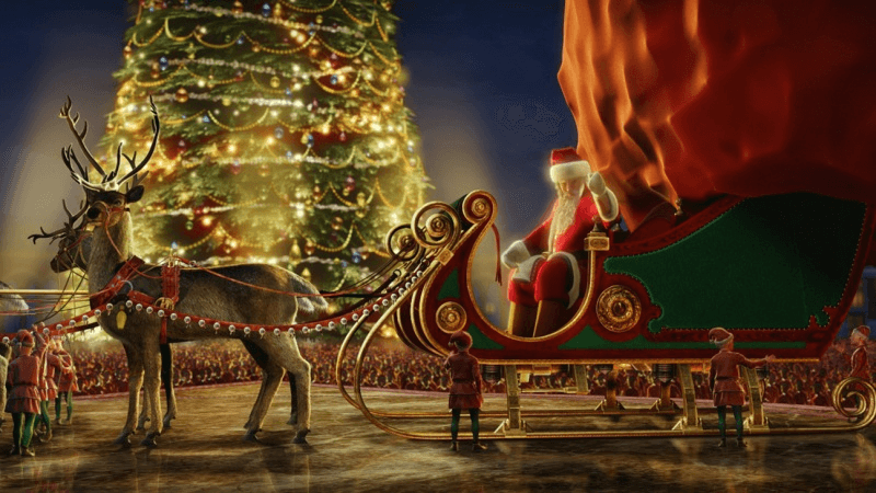 A scene from The Polar Express