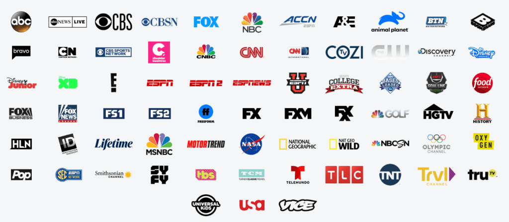 کانال های تلویزیونی زنده Hulu