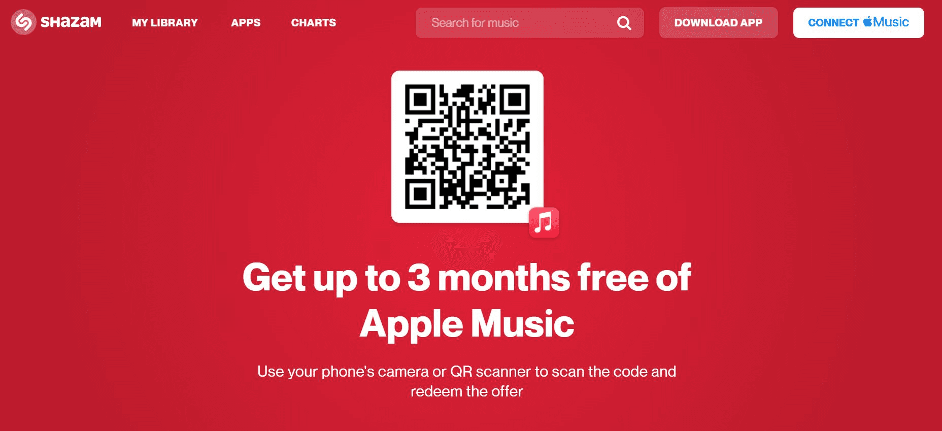 3 months free with Shazam.