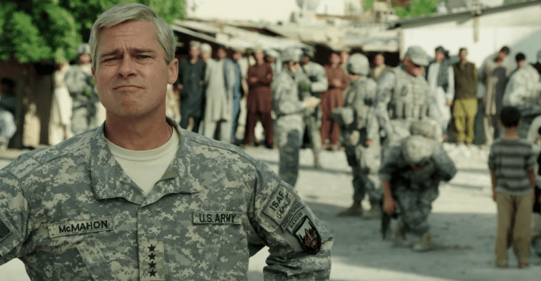 Brad Pitt in War Machine