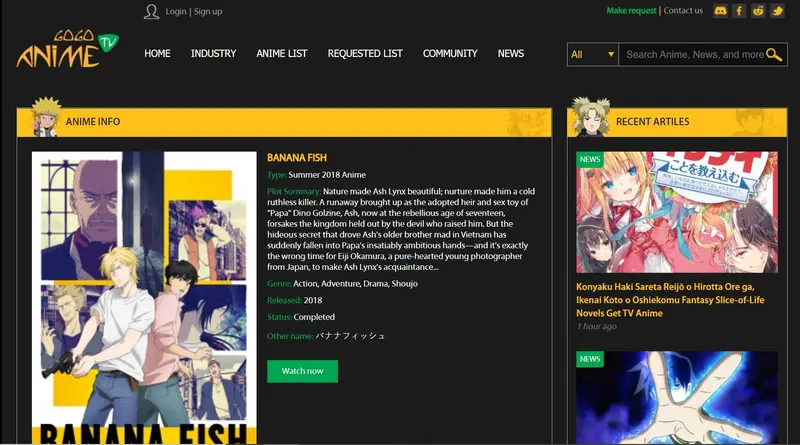 Banana Fish - Best Netflix VPN