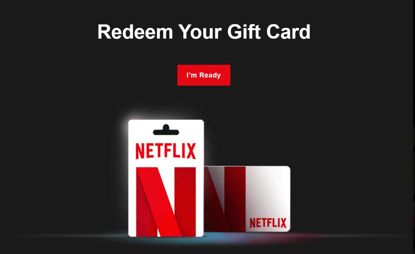 Website to redeem Netflix gift card