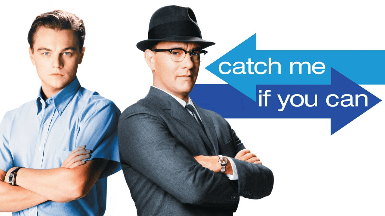 Tom Hanks and Leonardo Di Caprio in Catch Me If You Can