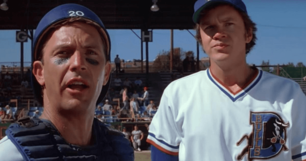Kevin Costner and Tim Robbins star alongside Susan Sarandon in Bull Durham, a great romantic baseball movie. Not only for baseball fans