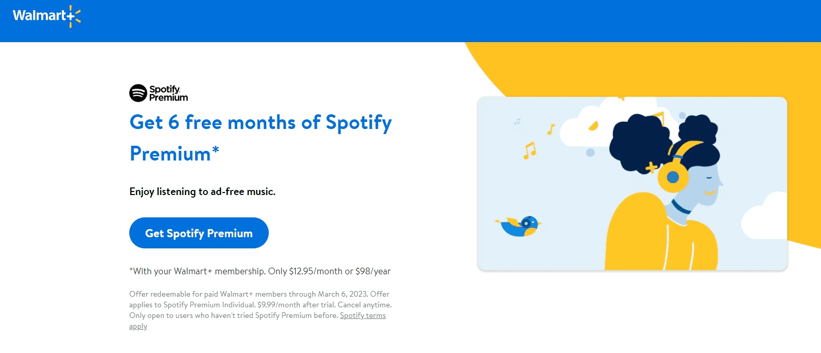 Get Spotify for free for 6 months with Walmart Plus. How to download Spotify songs without Premium?