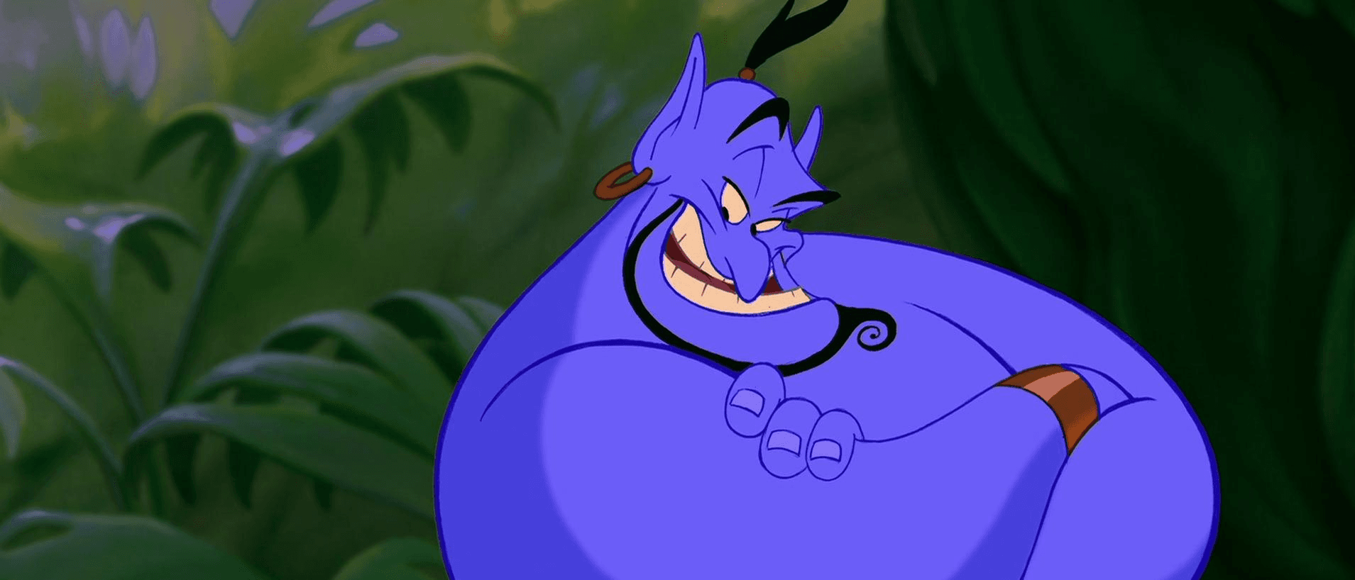 The Genie in Aladdin on Netflix
