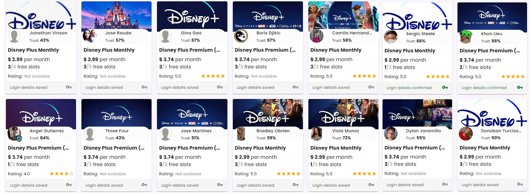 Become an Admin and share your Disney Plus subscription.