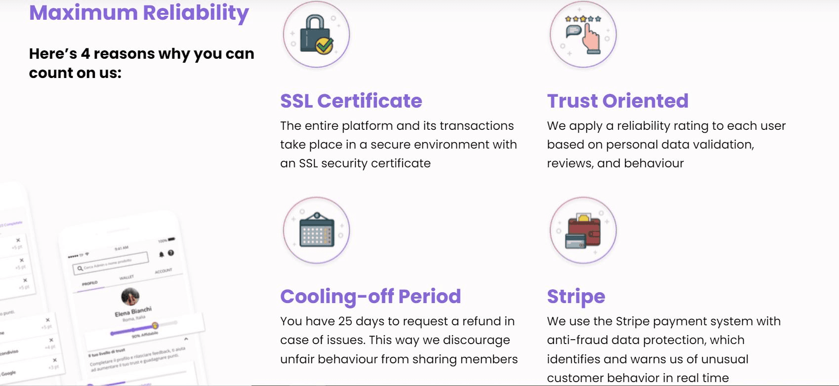 The following digital payment method is secured with Stripe so you can use your credit and debit cards safely!