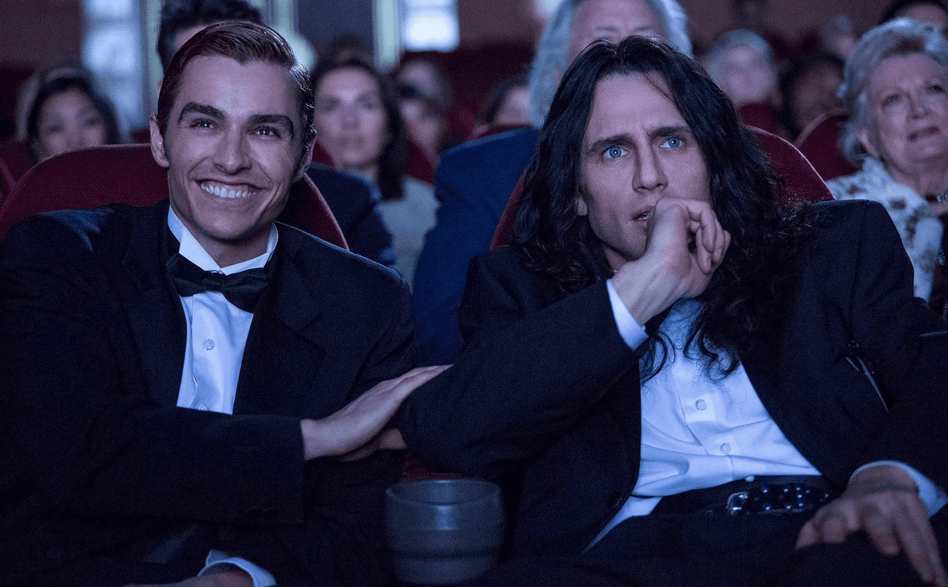 James and Dave Franco in The Disaster Artist