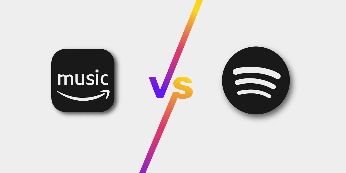 Spotify vs Amazon Music. Choose which music service suites you best! 