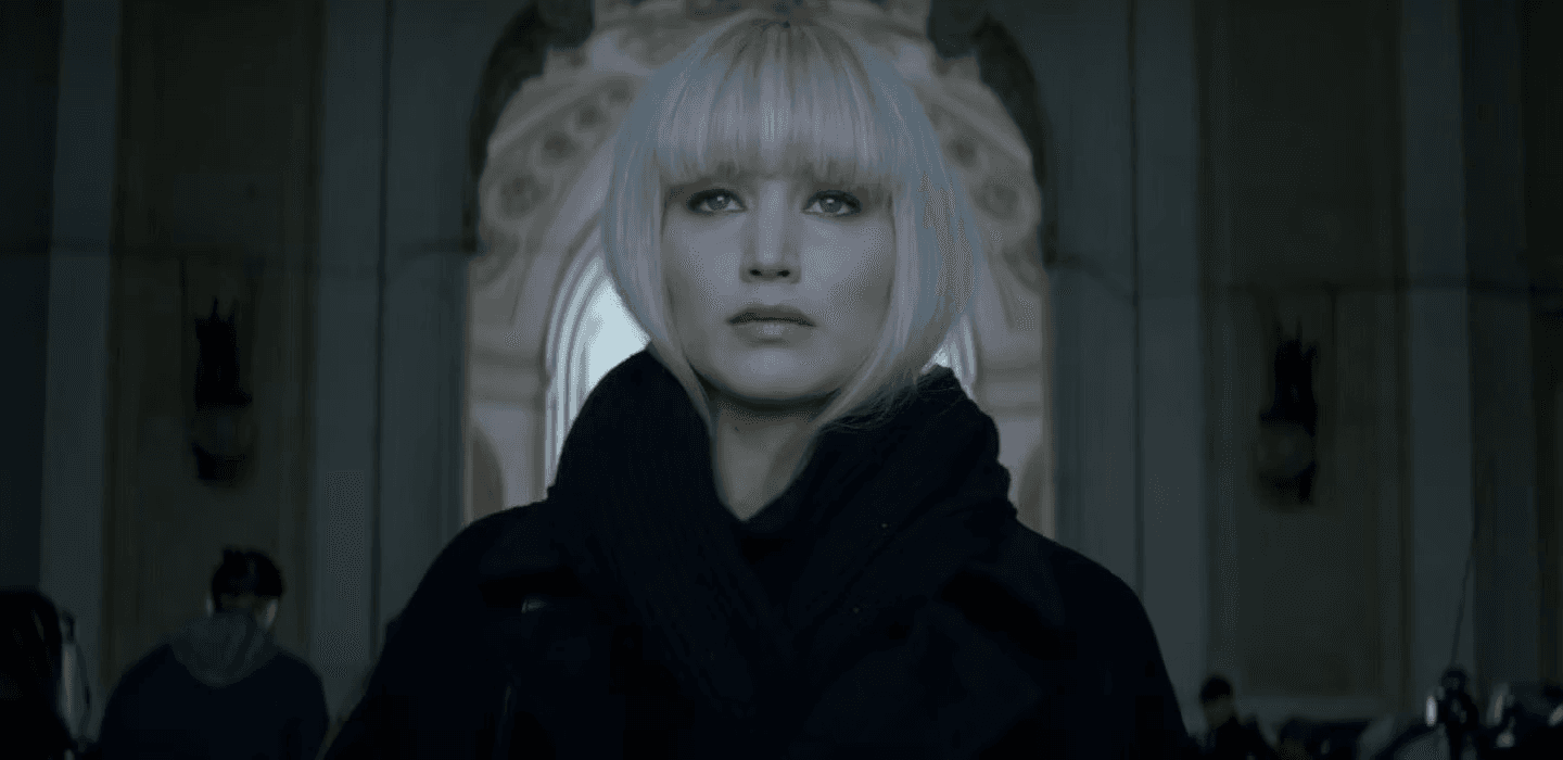 Jennifer Lawrence directed by Francis Lawrence in Red Sparrow.